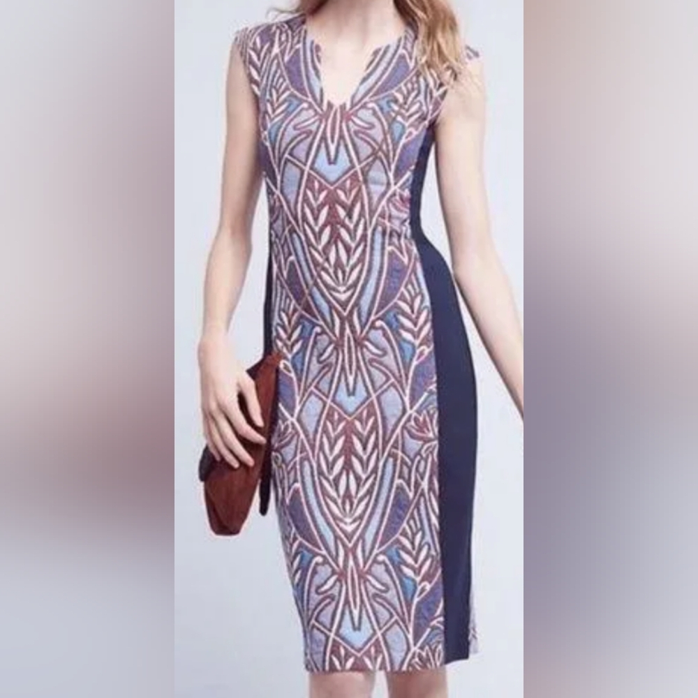 Anthropologie HD in Paris • Cleo jacquard dress size Small Petite